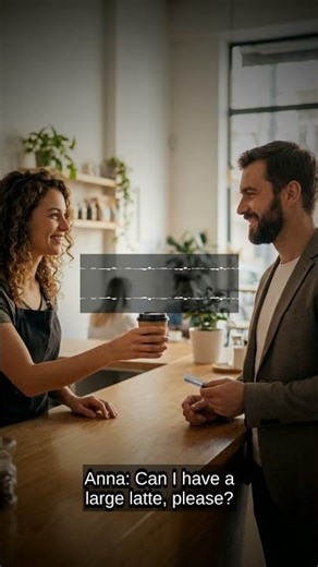 Morning English | 3 Ways to Greet Your Barista Naturally #shortvideo #englishlearning #english