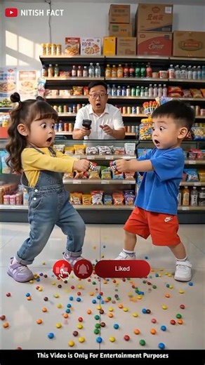 Oh No! All the Candy Fell Down 😱🍬 Il Carriage House wooden artist Il #cartoon #shortvideo