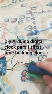 diy Arduino digital clock part 1