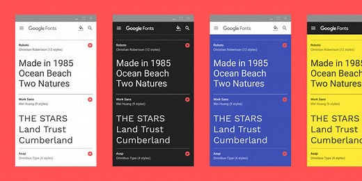 Google Fonts - Explore & Discover New Fonts - Google Design