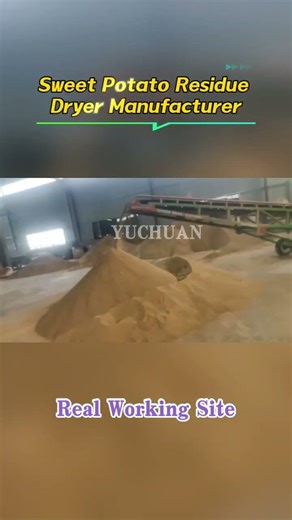 Sweet Potato Residue Dryer Manufacturer | Factory Direct Supply