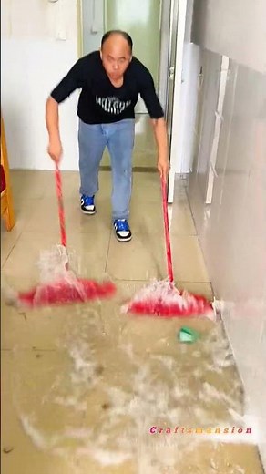 Mastering Floor Cleaning: Double Broom Technique for Efficiency