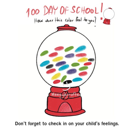 100 Days of School Feelings Activity, Color Your Feelings Worksheet for Kids, Emotional Learning Printable - Etsy