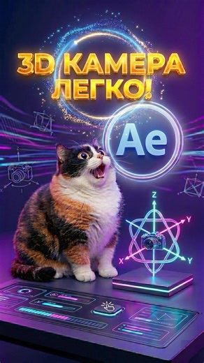 Работа с 3D камерой в After Effects лучший плагин