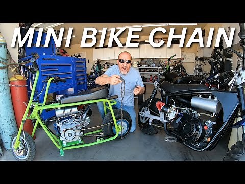 10 reasons why my mini bike chain keeps falling off ! And how to fix it.