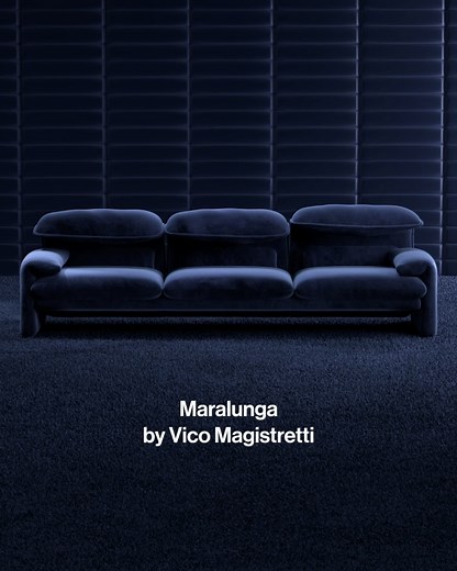 The revolutionary Maralunga sofa designed by Vico Magistretti in 1973 has evolved to offer even more comfort. The hidden mechanism in its backrest is engineered to deliver 7 degrees of added comfort, in both the low and high positions. Dive into its iconic comfort: bit.ly/Maralunga #VicoMagistretti #CassinaIcons #iMaestri | Cassina