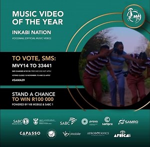 Vote Inkabi Nation ‘s Voicemail for Music Video of the Year at the SAMAs 🙏🏽 Voting Details on the Flyer … | Nkabi Records