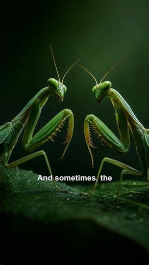 🐛 The Praying Mantis: Nature’s Deadly Beauty with 5 Eyes! 👀⚡