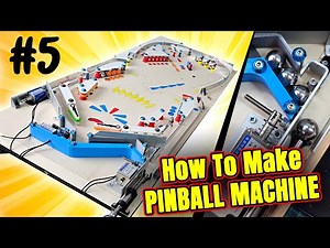 Building a PINBALL MACHINE from Scratch! Automatic Ball Launcher - #5