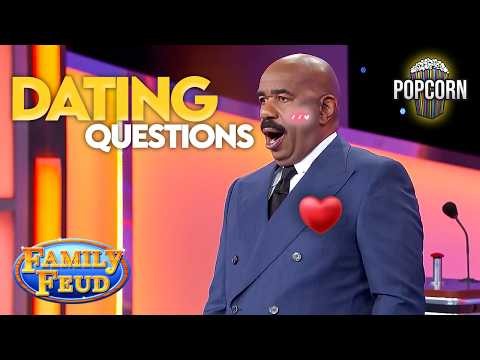 Hilarious DATING Questions & Answers With Steve Harvey! | Family Feud