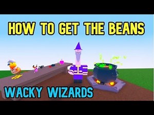 How to find the beans in Wacky Wizards roblox!
