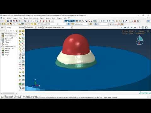 Simulation deposition behavior of multi-particle impact in cold spraying process in Abaqus