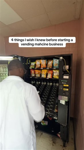 @dnald14 on Instagram: "4 things I wish I knew before starting a vending machine business 1️⃣ Just because a machine is already there, don’t lose hope Most machines are poorly stocked, outdated, or ignored. Better service = takeover opportunity. 2️⃣ Always test your machines Plug it in. Test every button. Coins, bills, cards. Don’t find out it’s broken after install. 3️⃣ Be careful with business partners Money changes people. Have clear roles, expectations, and everything in writing. 4️⃣ Hire mo