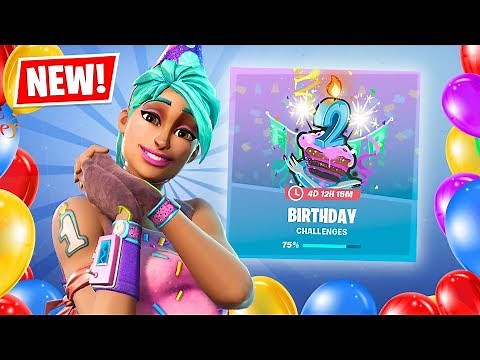 New RARE Birthday REWARDS! (Fortnite Battle Royale)