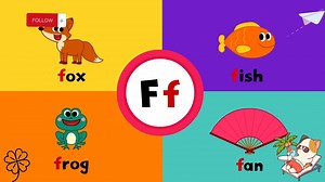 LFPS-15.字母 Ff_新拼音歌曲_小狐狸_儿童动画歌曲 Letter Ff _ New Phonics Songs _ Little Fox _ A