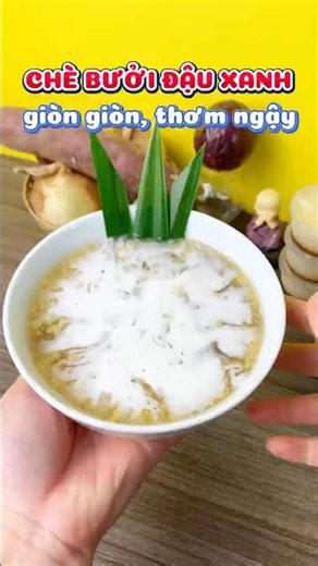 How to make pomelo sweet soup with mung beans at home #pomelosweetsoup