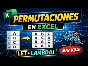 Generate ALL permutations in Excel using LET and LAMBDA