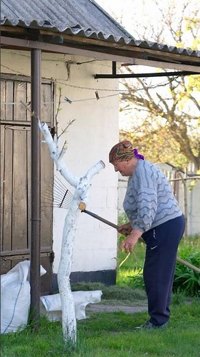 Fast way to collect grass: Manual technique #farming #tips #village