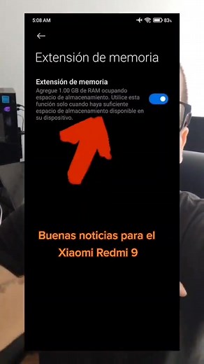 Actualización de memoria para Xiaomi Redmi 9