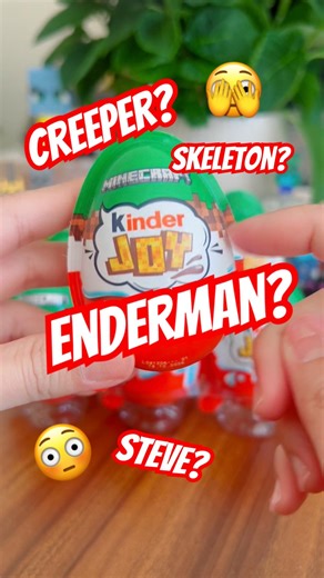 Unbox Minecraft KinderJoy (P6) #minecraft #unboxing #review #chocolate
