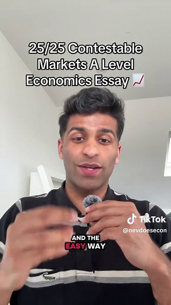 A-Level Economics: 25/25 Essays for Paper 1