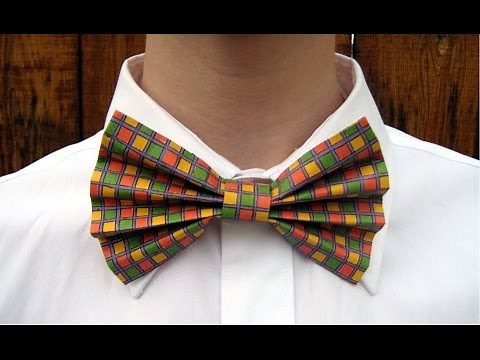 How to fold a paper bow tie, Fathers Day card