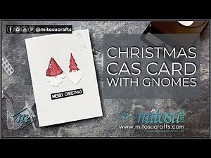 How To Create A Christmas Card with Gnomes from Dies and Punch by Stampin' Up!