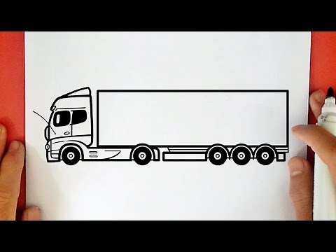 COMO DESENHAR UM CAMINHÃO