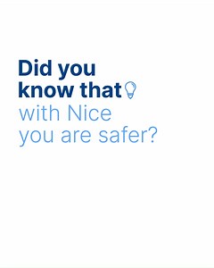 13 reactions | A Nice smart home is a safe home. Thanks to our smart security devices and our gate & doors solutions, you can go anywhere by knowing that your home will always be safe and connected. #Nice #SmartHome #NiceSmartHome #DidYouKnow | Nice Group | Facebook
