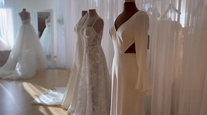Since 1989, Fantastic Finds Bridal has been helping brides say yes to THE DRESS. From classic to couture and boho to modern, we have something for every bride and every body. As the largest bridal shop in Michigan, whatever style you want, we have it. | Fantastic Finds