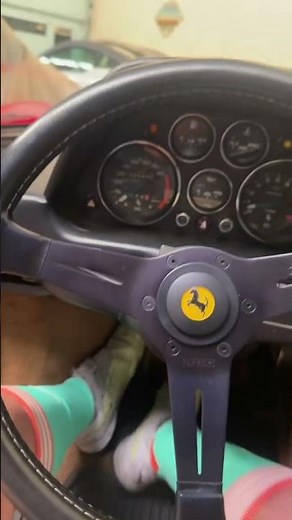 Several reasons why it is difficult to drive a Ferrari 308 #elgaragedepepino #garage #automotive