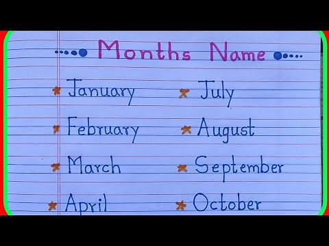 January February months name|January February ki spelling|mahinon ke naam|months name in English