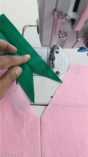 V-neck sewing with easy method #sewing #tips