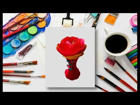 How to make Artificial Flower || Easy Step By Step DIY Craft || ‪‪@CreativeHands009‬