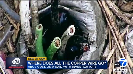 For months, 7 On Your Side Investigates has looked into the copper wire thefts plaguing neighborhoods in Southern California. But where does it go? ABC7 went on an early morning raid with sheriff's investigators to learn more. See the full story here: https://abc7.com/post/where-does-stolen-copper-wire-go-abc7-goes-raid-investigators/18152099/ | ABC7 Morning Show
