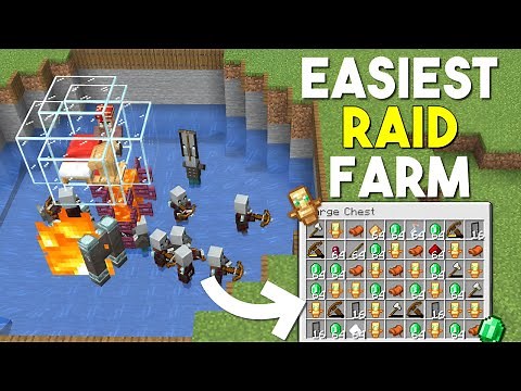 Minecraft Easy and Simple Raid Farm Tutorial 1.21