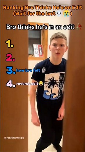 Ranking Bro Thinks He's in an Edit💀
