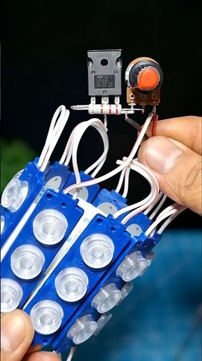 LED light control circuit using TIP3055#shortvideo