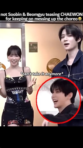 Beomgyu screaming out of frustration😂 #lesserafim #tomorrow_x_together #soobin #chaewon #beomgyu