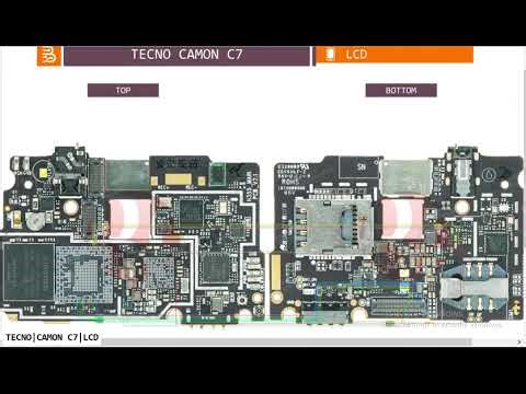 TECNO Camon C7 LCD Display Light & Graphics Ways | No Graphics / Black Screen Connector Solution