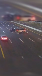 Watch: Horrific crash after UAE driver leaves minivan in the middle of the road. #trendingreels #uaekhabar #dubai #happynewyear2025 | Daily UAE News