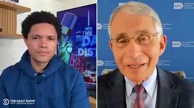 513K views · 10K reactions | “When I’m telling you wear a mask, keep social distancing, avoid crowds... there’s nothing political about that. That’s a public health message that we know works.” - Dr. Fauci on getting politics out of public health | The Daily Show | Facebook