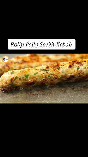 Delicious Rolly Polly Seekh Kabab Recipe | Food Fusion