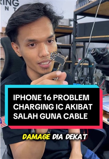 IPHONE 16: Masalah Charging IC Akibat Kabel Murah