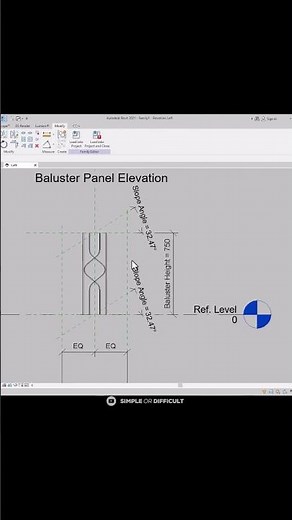 How to create custom handrails in Revit. #revit #architecture #architecturestudents