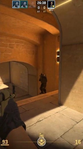 This A Main Flash FULLY Blinds Everyone 😳 | CS2 Mirage #gaming #counterstrike2 #csgo