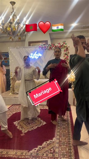 Say Shava Shava garba at Maroc-India marriage