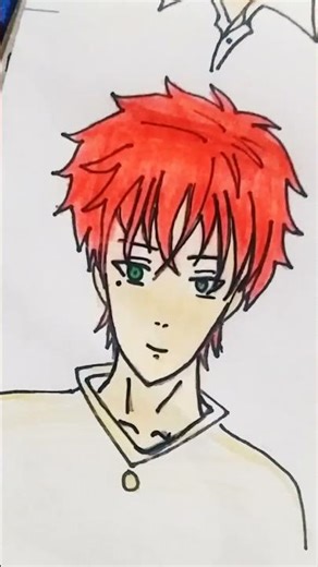 i creat own character🔥 so please comment his name❤ #drawings #subscribe