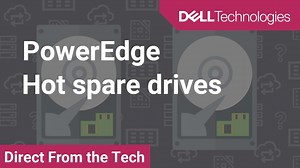 How to configure hot spare drive on it PowerEdge server