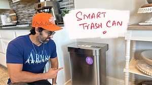 #Smart_Trash_Can listens to me ... Understands me 😜.. Process of trash pick up .. simplehuman | Soban Mirchawala